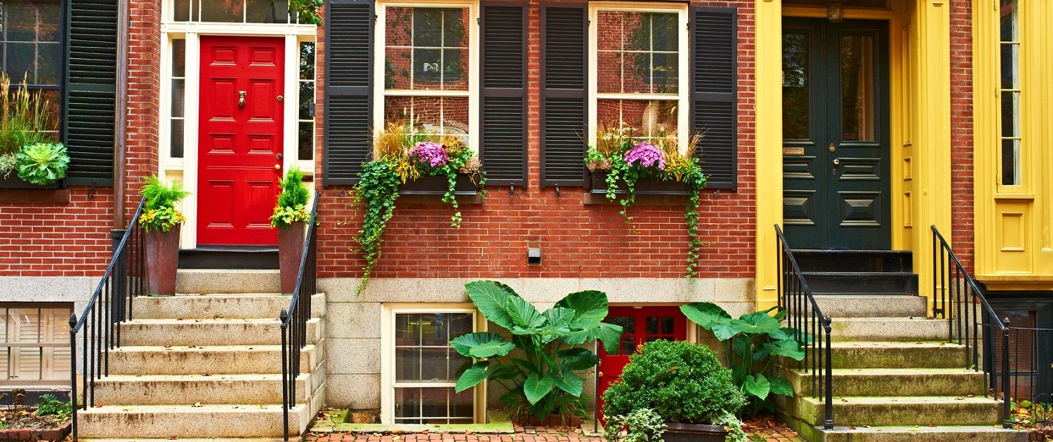 Street at Beacon Hill neighborhood, Boston